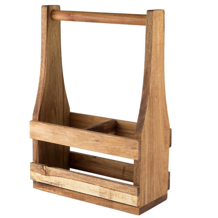 Twine Acacia Wood Wine Carrier Wayfair